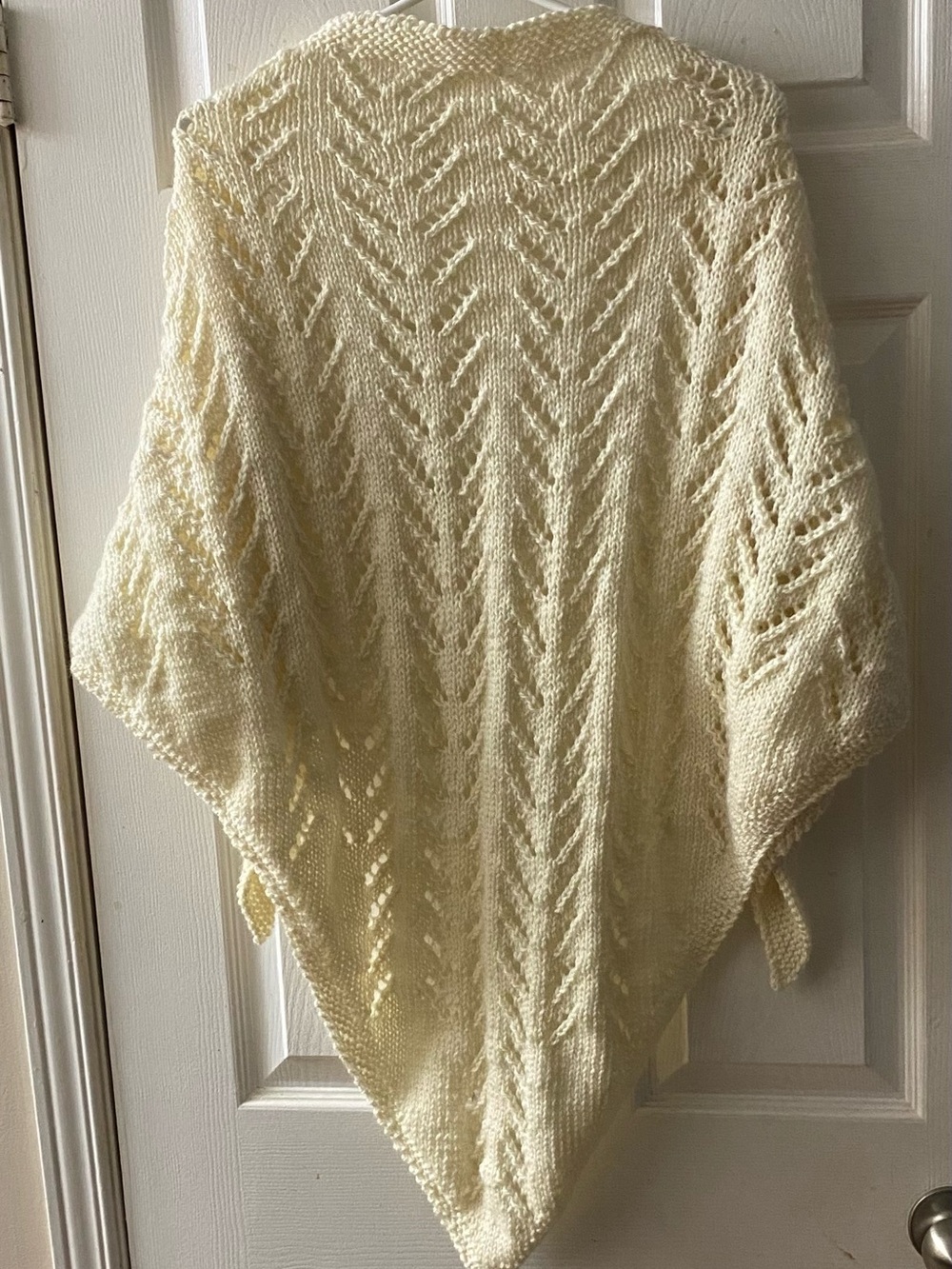 Knitted Wool Yarn Shawl